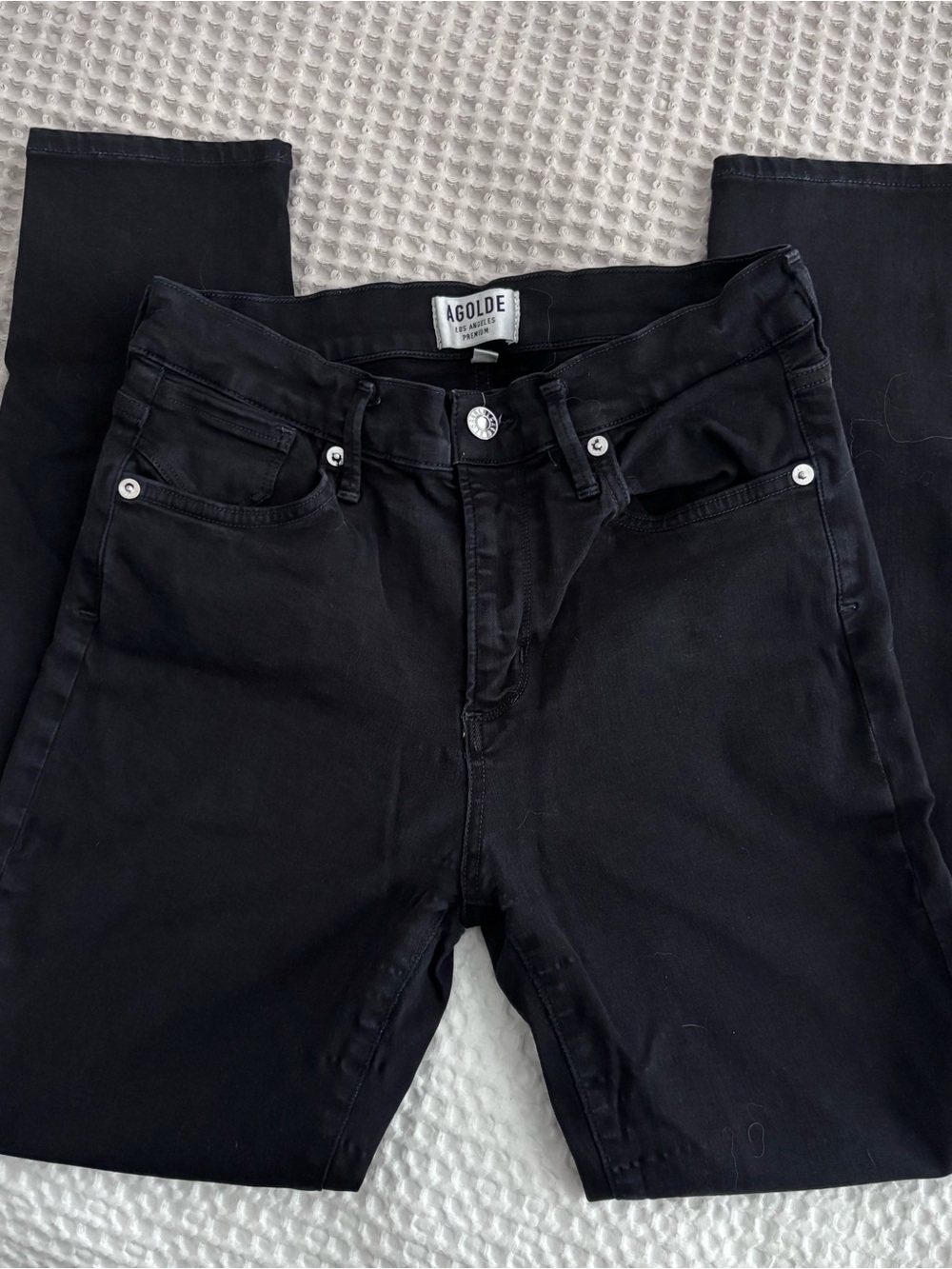 Agolde Black Skinny Jeans
